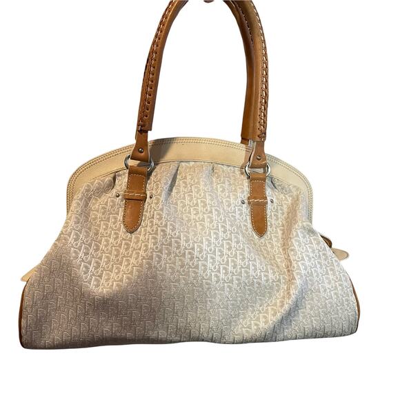 Christian Dior Monogram Large My Dior Frame Pocket Satchel - Picture 3 of 4